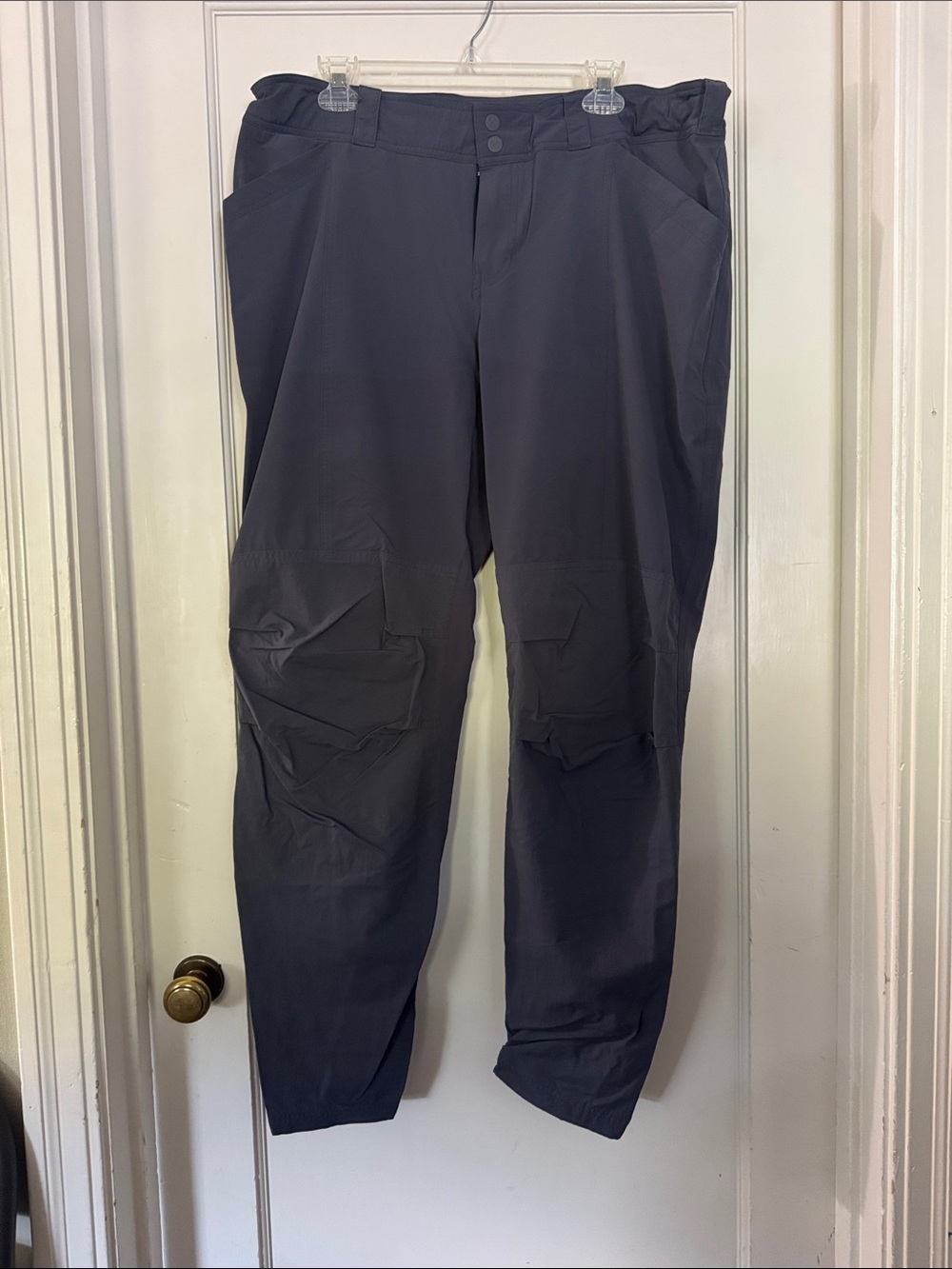 REI Women's Wide-Leg Outdoor Pants in Dark Gray